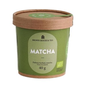Brown House & Tea Matcha - herbata zielona matcha bio 40g - opinie w konesso.pl