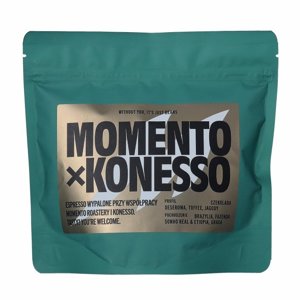 Kawa ziarnista Momento Konesso Blend 250g - opinie w konesso.pl