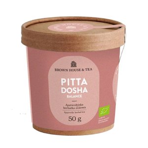 Brown House & Tea Pitta Dosha Balance - ziołowa herbatka ajurwedyjska BIO 50g - opinie w konesso.pl