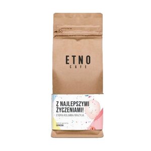 Kawa ziarnista Etno Cafe Z Najlepszymi Życzeniami 250g - opinie w konesso.pl