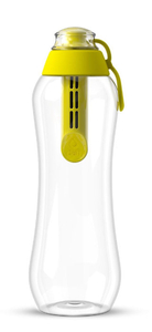 Butelka filtrująca wodę Dafi 0,5 L + filtr węglowy - Żółta - opinie w konesso.pl
