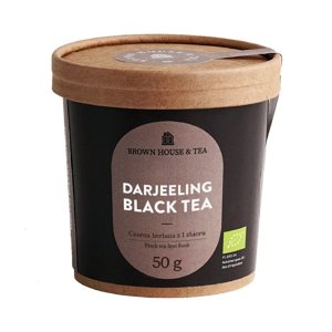 Brown House & Tea DARJEELING BLACK TEA - czarna herbata z pierwszego zbioru BIO 50g - opinie w konesso.pl