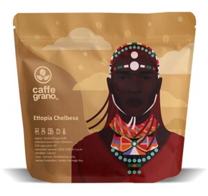 Kawa ziarnista Caffe Grano Etiopia Chelbesa 250g - opinie w konesso.pl
