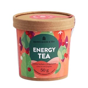 Zielona herbata z jiaogulanem Brown House & Tea Energy Tea 50g - opinie w konesso.pl