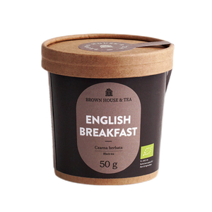 Czarna herbata Brown House & Tea English Breakfast Bio - 50g - opinie w konesso.pl