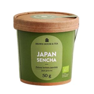 Zielona herbata Brown House & Tea Japan Sencha 50g - opinie w konesso.pl